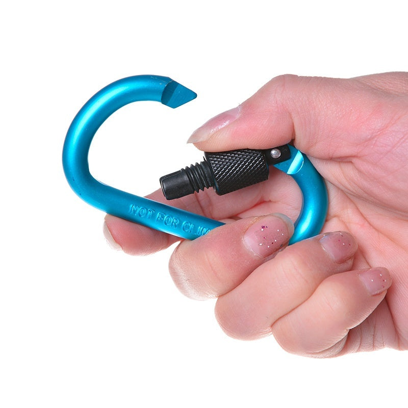 5 Backpacks D-type Hanging Buckle Hanger Outdoor Multifunctional Climbing Button Carabiner