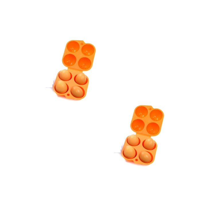 Outdoor Camping Tableware Portable Camping Picnic BBQ Egg Box Container Egg Storage Boxes
