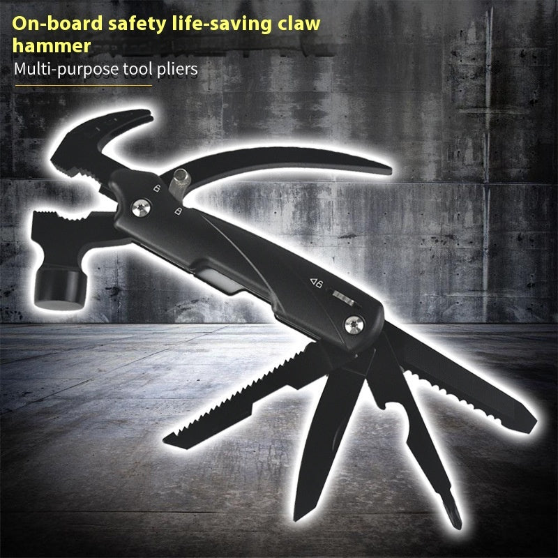 Mini Multifunctional Claw Hammer Home Camping Car Emergency Tool