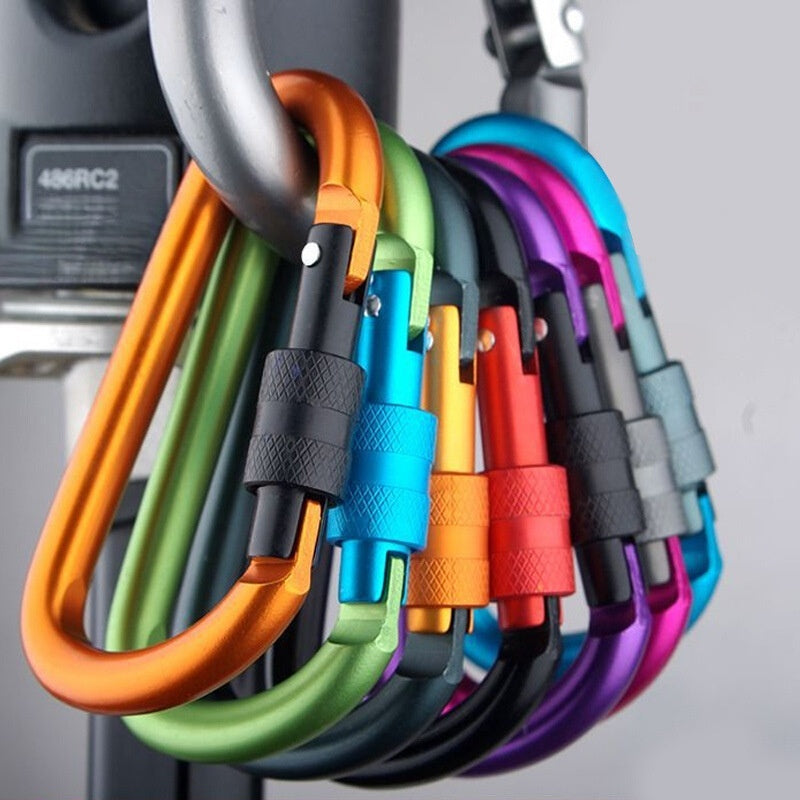 5 Backpacks D-type Hanging Buckle Hanger Outdoor Multifunctional Climbing Button Carabiner