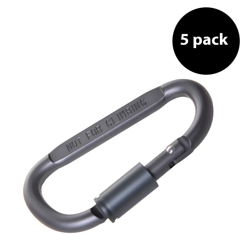 5 Backpacks D-type Hanging Buckle Hanger Outdoor Multifunctional Climbing Button Carabiner