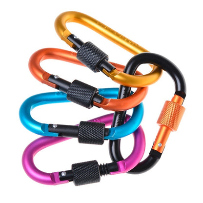 5 Backpacks D-type Hanging Buckle Hanger Outdoor Multifunctional Climbing Button Carabiner